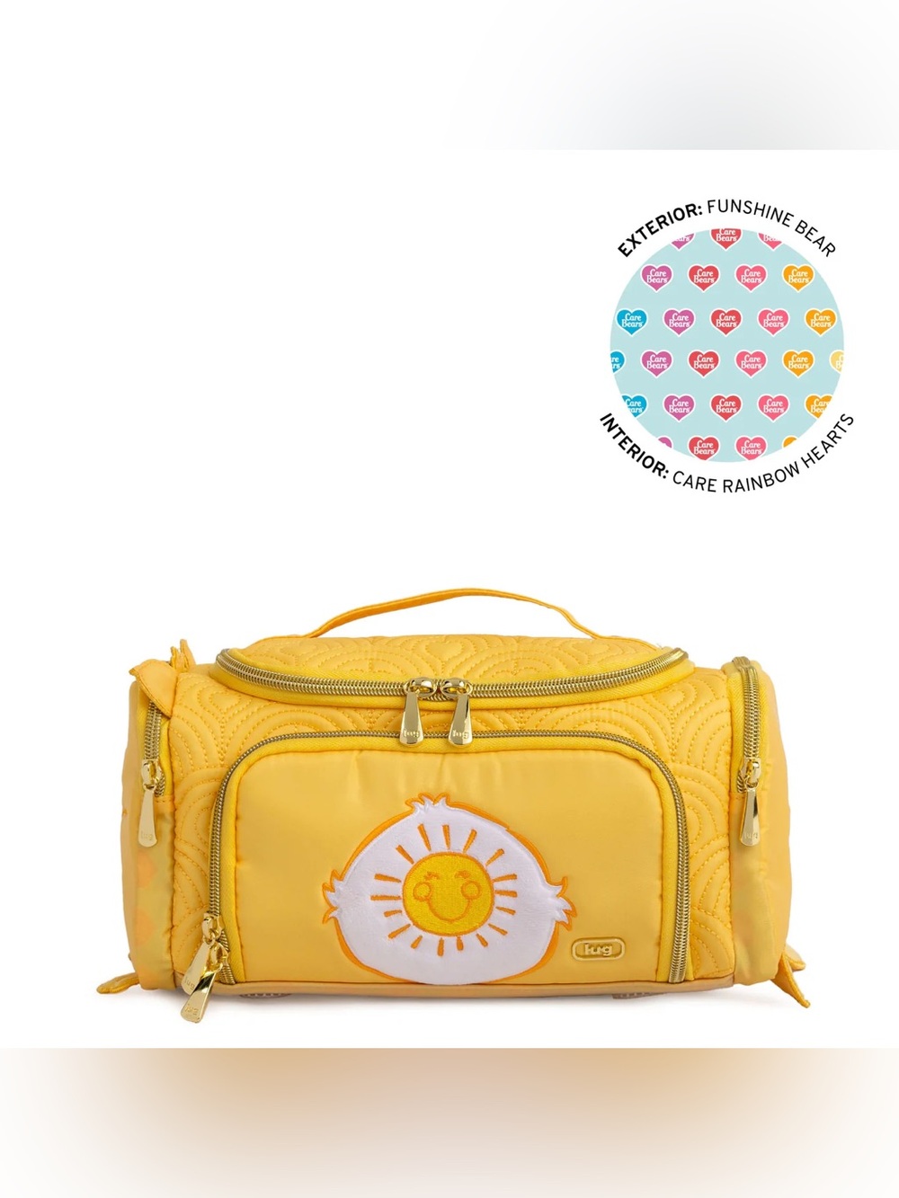 ☀️PRICE FIRM☀️Care Bear x Lug Trolley Medium - FunShine Bear NWT